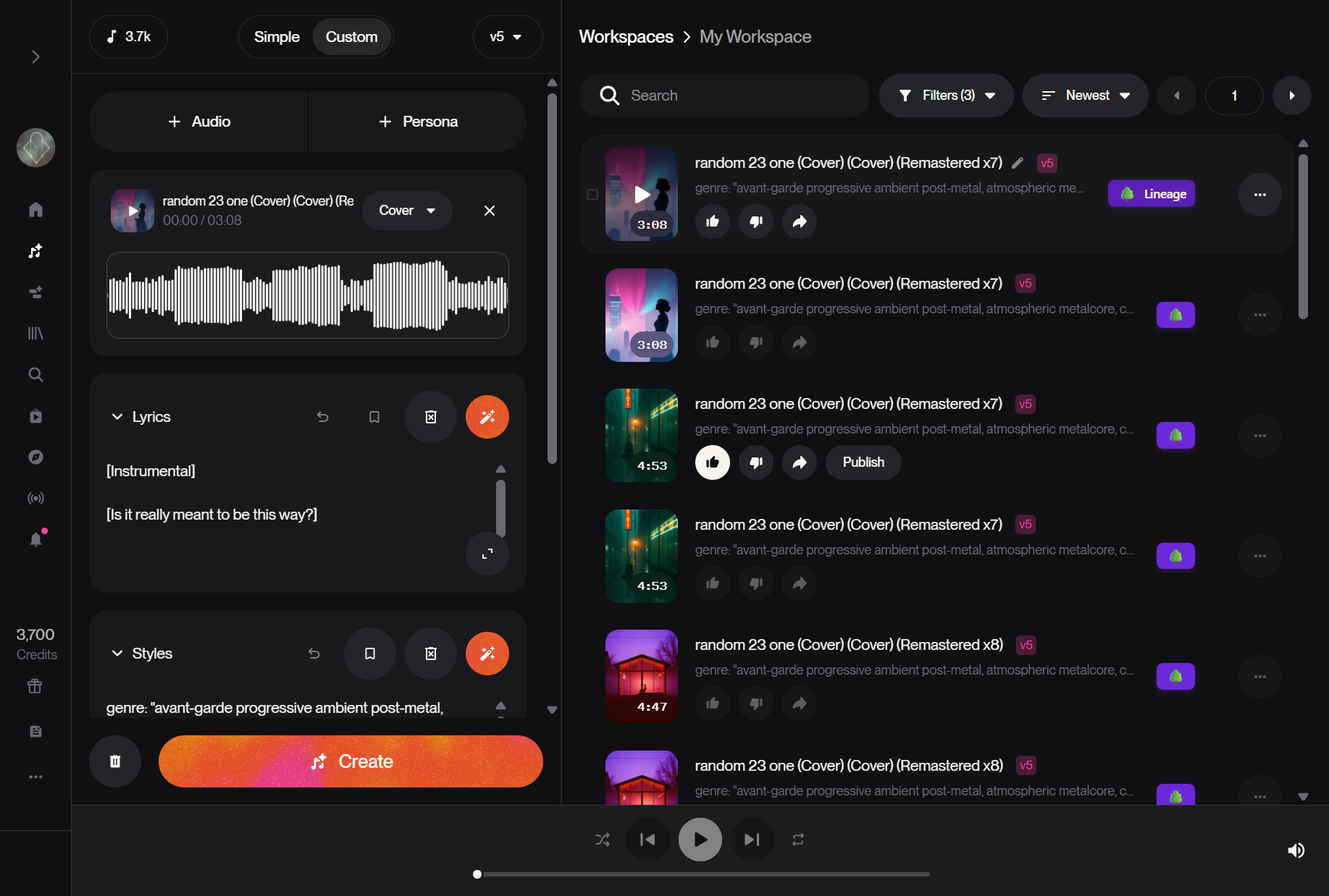 Suno Widgets Lineage